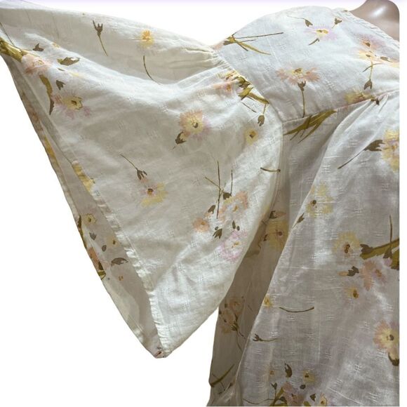 Madewell flutter sleeve rhyme top in floral print - Picture 11 of 13